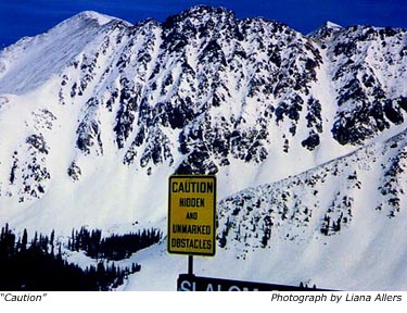 Caution! Slalom course